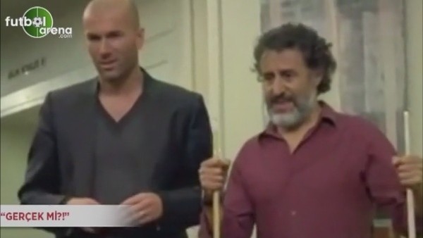 Zidane'ın bilardo yeteneği