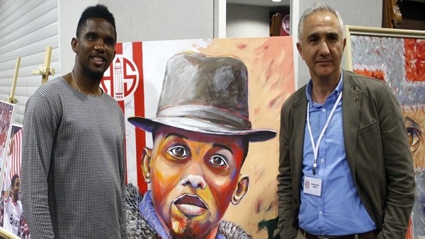 Antalyaspor'u anlatan resim sergisi açıldı