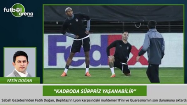 Fatih Doğan: 'Kadroda sürpriz yaşanabilir.'