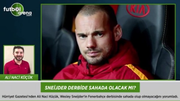 Sneijder derbide sahada olacak mı?