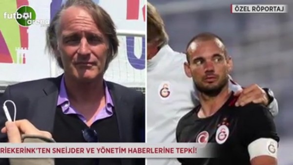 Riekerink'ten, Sneijder ve yönetim haberlerine tepki!