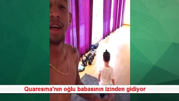 Quaresma'nın oğlu babasının izinden gidiyor