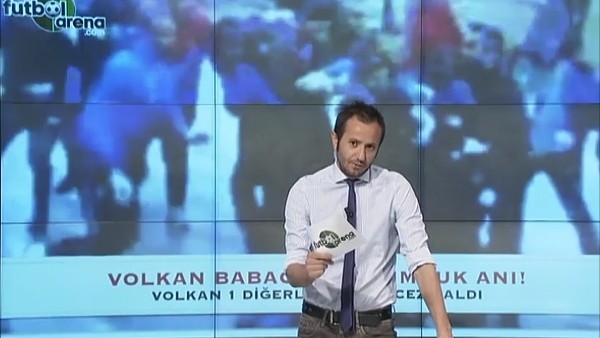 Volkan Babacan'ın yumruk anı!