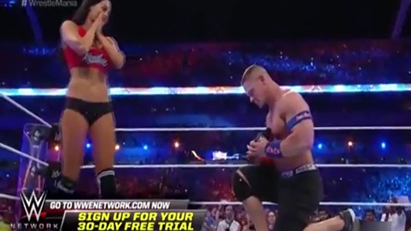 WWE tarihinin en romantik anı