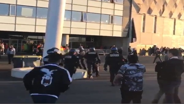 Lyon - Beşiktaş maçında olayların başlangıcı