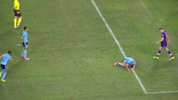 Holosko attığı golden sonra yerden kalkmadı