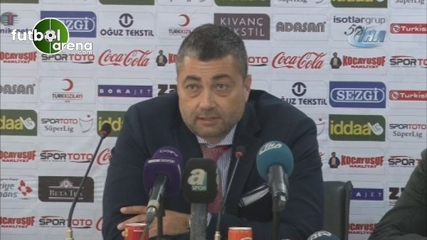 Adanaspor Teknik Direktörü Levent Şahin istifa etti