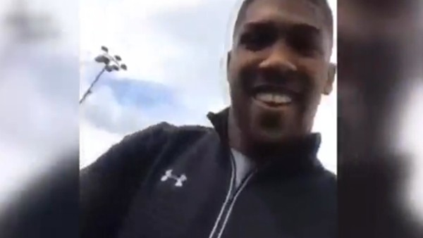 Anthony Joshua'dan Manchester United'a ziyaret!