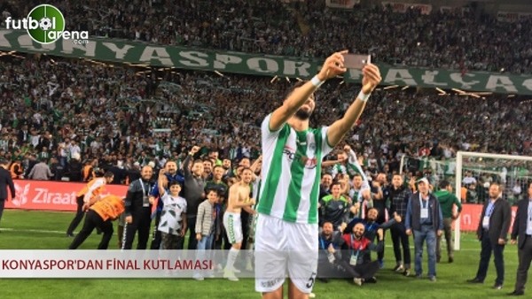 Konyaspor'dan final kutlaması