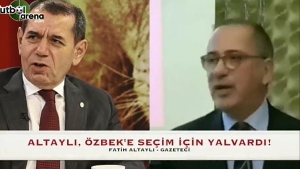 Fatih Altaylı, Dursun Özbek'e seçim için yalvardı!