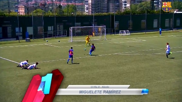 Genç Barçalı'dan Messi'yi kıskandıracak gol!