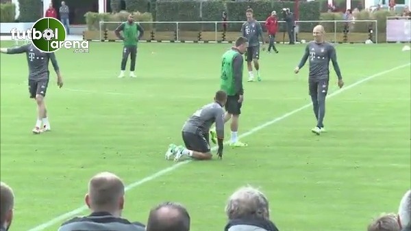 Ribery'nin antrenmandaki hırsı
