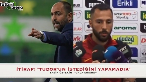 Yasin Öztekin'den itiraf!