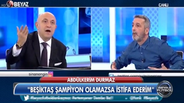 Abdülkerim Durmaz: 'Beşiktaş şampiyonluğu kaybederse yorumculuğu bırakırım'