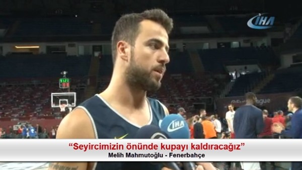 Melih Mahmutoğlu: "Seyircimizin önünde kupayı kaldıracağız"