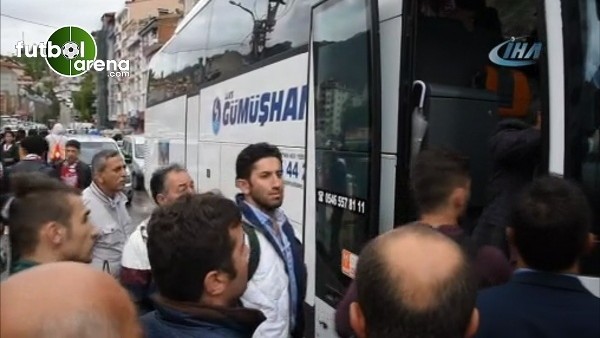 Gümüşhanespor taraftarları İstanbul'a çıkarma yaptı