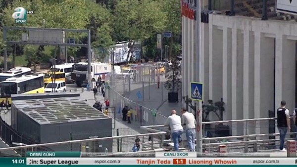 Derbi öncesi Vodafone Arena ve çevresi!