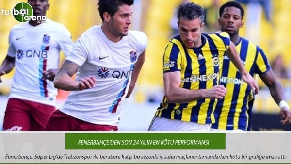 Fenerbahçe'den son 24 yılın en kötü performansı