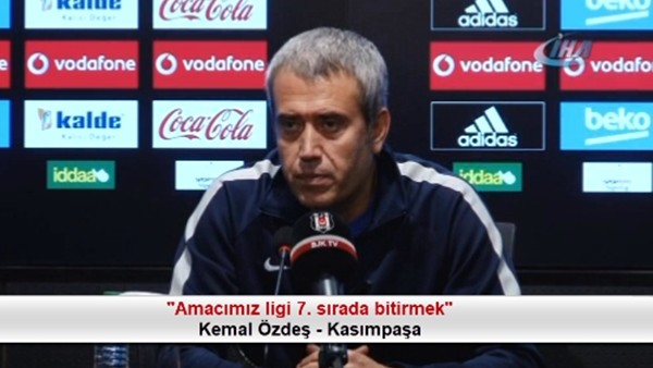Kemal Özdeş: "Amacımız ligi 7. sırada bitirmek"