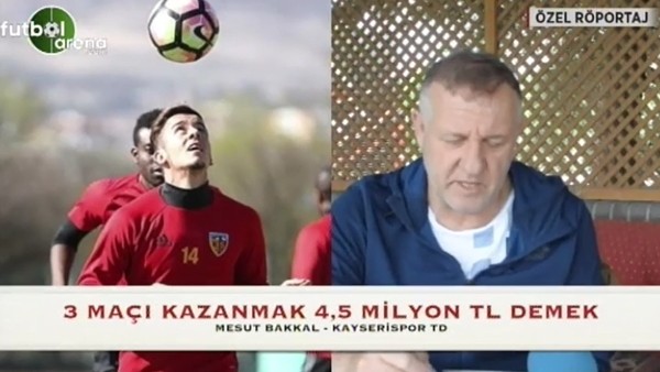 "3 maçı kazanmak 4,5 Milyon TL demek"