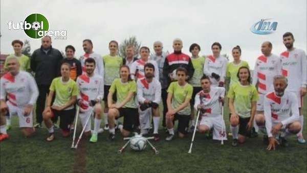 Engelliler ile kadınların maçında kazanan dostluk oldu