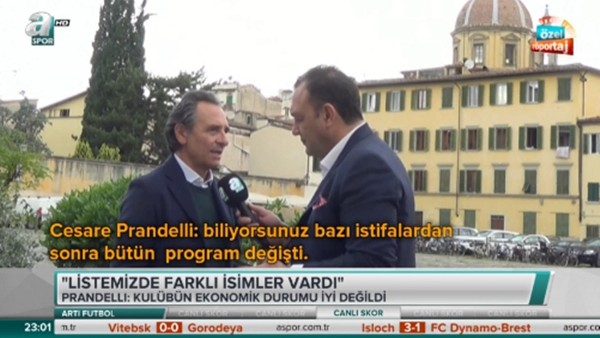 Prandelli: 'Transfer listemizde farklı isimler vardı'