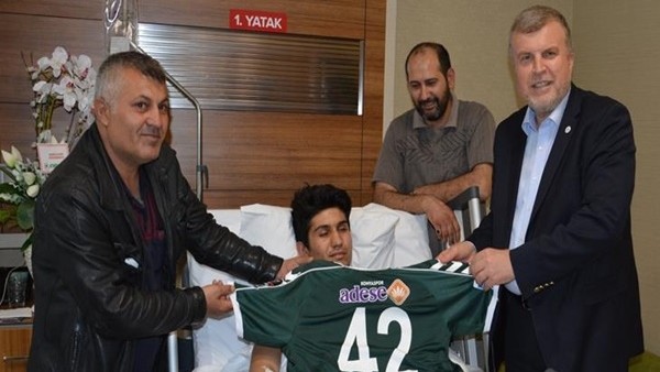 Ahmet Şan'dan Muhammed Tütüncü'ye ziyaret