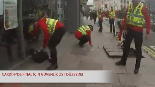 Cardiff'de final için güvenlik üst düzeyde!
