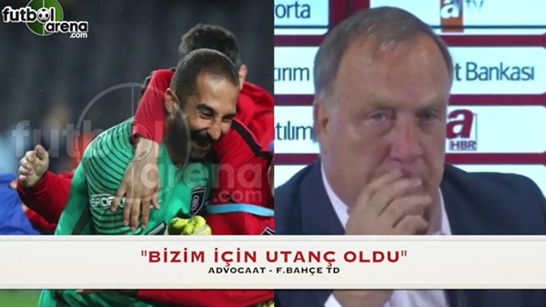 Dick Advocaat: "Bizim için utanç oldu"