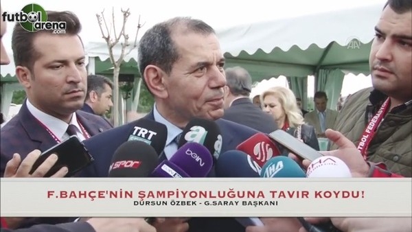 Dursun Özbek, Fenerbahçe'nin şampiyonluğuna tavır koydu!
