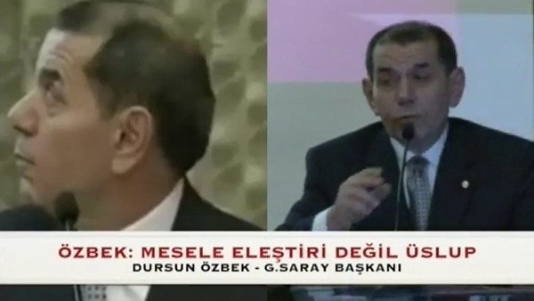 Dursun Özbek: "Mesele eleştiri değil, uslüp"