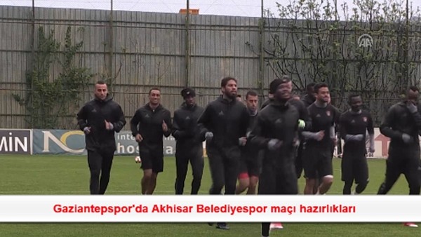 Gaziantepspor'da Akhisar Belediyespor maçı hazırlıkları
