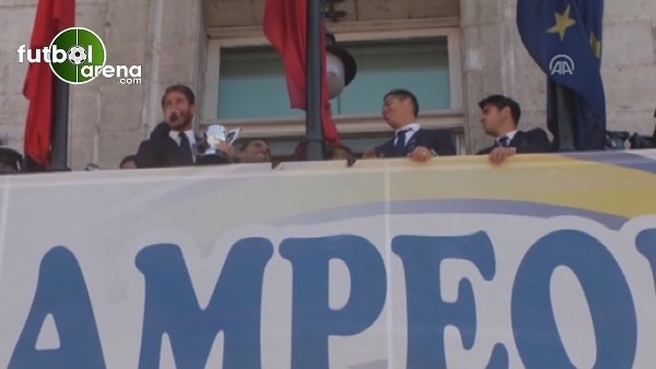 Real Madrid'de şampiyonluk kutlamaları