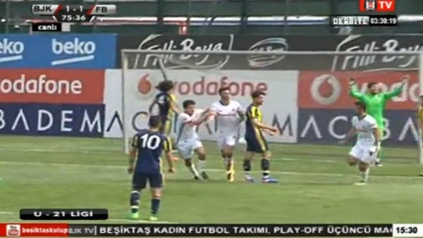 Muhammed Öztürk'ün Fenerbahçe'ye attığı gol