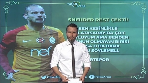 Wesley Sneijder rest çekti!
