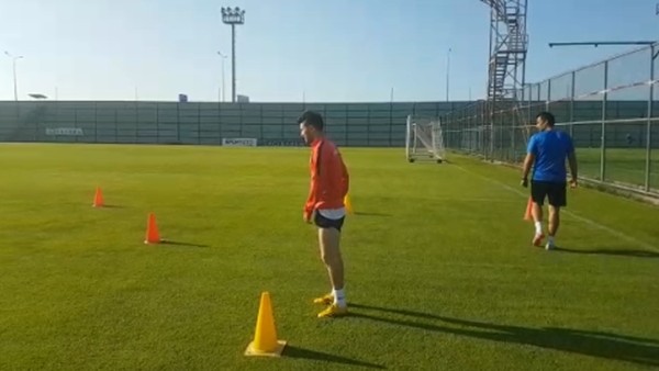  Ümit Kurt ve Özgür Çek takımdan ayrı çalıştı