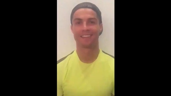 Cristiano Ronaldo'dan 100 Milyon takipçi için teşekkür