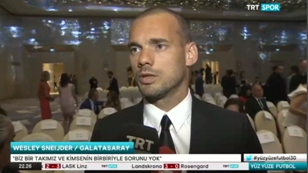 Sneijder: "Galatasaray'da çok mutluyum"