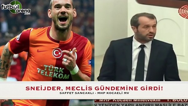 Sneijder, meclis gündemine girdi!
