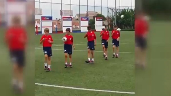 Altınordulu miniklerden neşeli idman