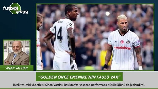 Sinan Vardar: 'Golden önce Emenike'nin faulü var.'
