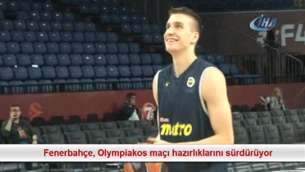 Fenerbahçe, Olympiakos maçı hazırlıklarını sürdürüyor