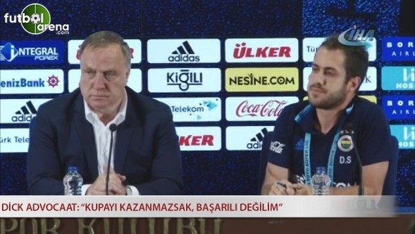 Dick Advocaat: ''Kupayı kazanmazsak, başarılı değilim''