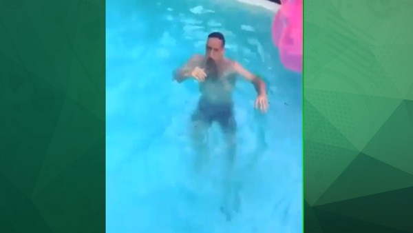 Ribery'nin havuz kazası