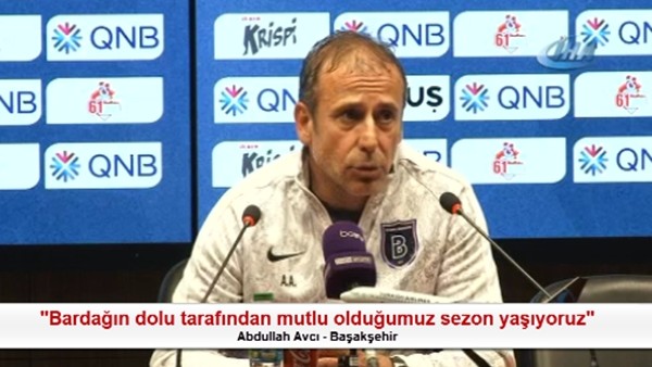 Abdullah Avcı: "Bardağın dolu tarafından mutlu olduğumuz sezon yaşıyoruz"