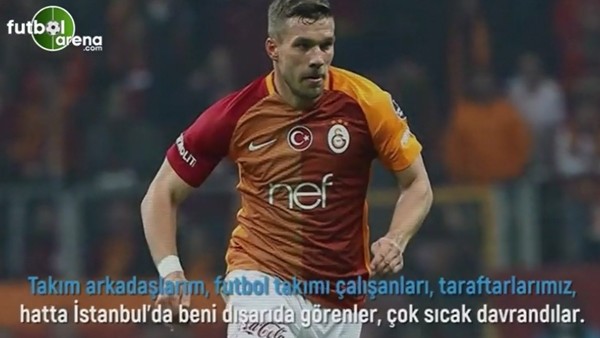 Lukas Podolski'den veda röportajı