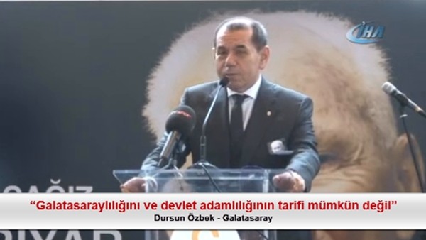 Dursun Özbek: "Ali ağabeyin Galatasaraylılığının tarifi mümkün değil"