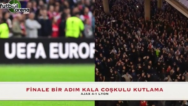 Finale bir adım kala coşkulu kutlama