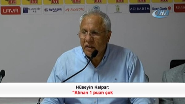 Hüseyin Kalpar: 'Alınan 1 puan çok önemli'