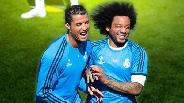Ronaldo ve Marcelo takım arkadaşlarını rezil etti